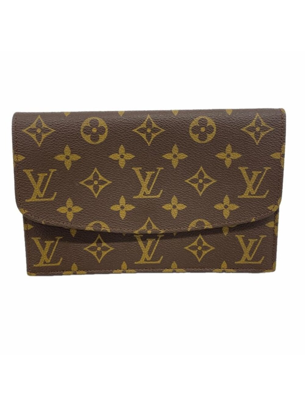 Louis Vuitton Pouch Monogram Pochette Mules 20 Brown